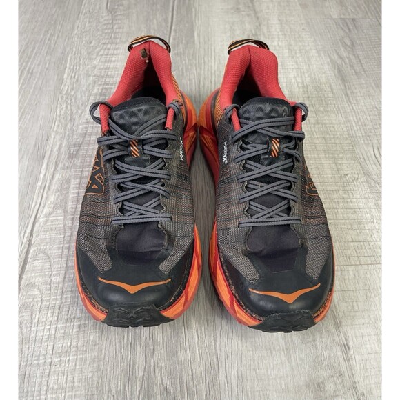 Hoka Evo Mafate 2 Womens Size 9 Red Black Athletic Trail Running Shoes Sneaker B - Picture 3 of 12